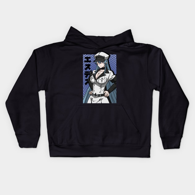 Esdeath Kids Hoodie by Brok Design